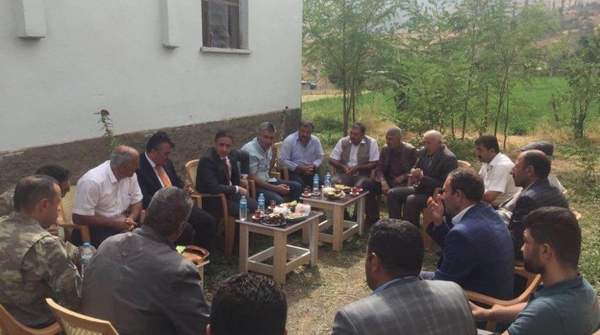 Kaymakamdan Şehit Yakınlarına Ziyaret