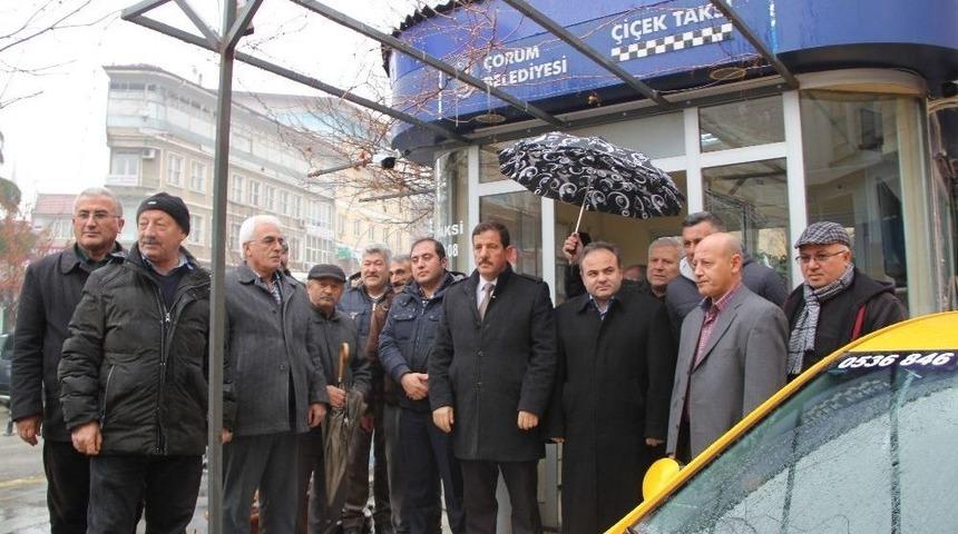 &Ccedil;orumlu Taksiciler Meslektaşlarına Yapılan Saldırıyı Kınadı