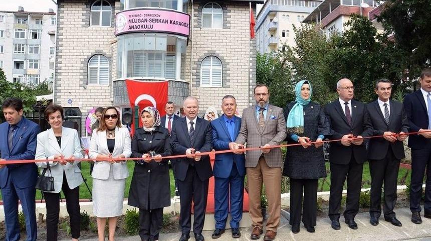 M&uuml;jgan-serkan Karag&ouml;z Anaokulu T&ouml;renle A&ccedil;ıldı