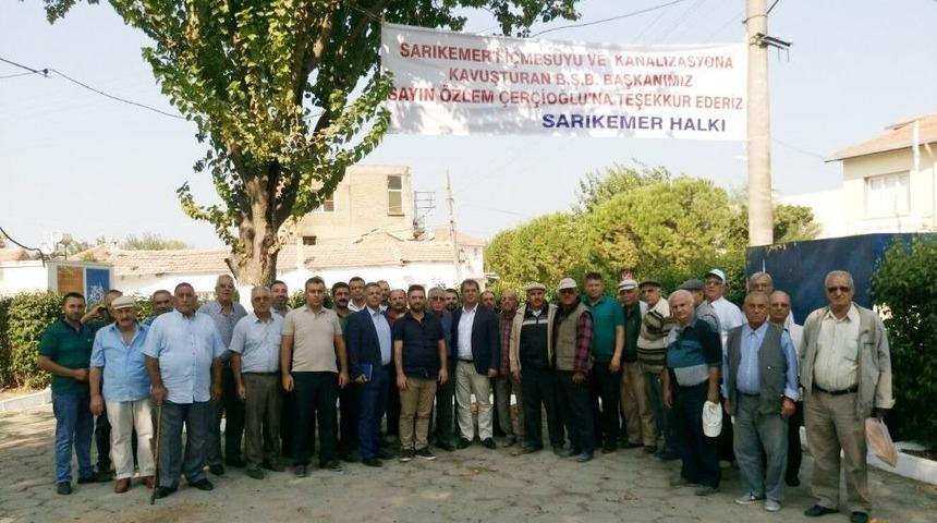Sarıkemer Mahallesindeki Alt Yapı Projesinde Y&uuml;kleniciye Yer Teslimi Yapıldı