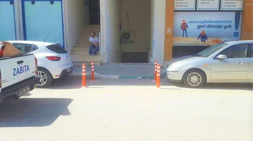 Engelli Rampalarına Dubalı Tedbir