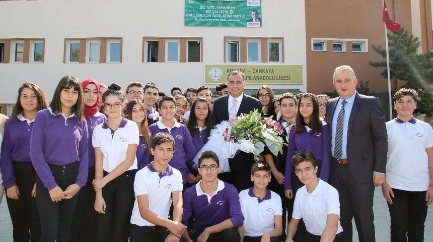 &Ccedil;ankaya&rsquo;dan Okullara Spor Malzemesi