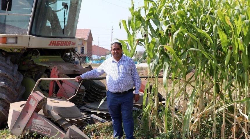 Aksaray&rsquo;da İkinci Ekim Silajlık Mısır Hasadı Başladı