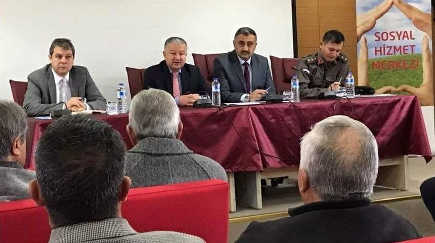 Develi&rsquo;de Ocak Ayı Muhtarlar Toplantısı Yapıldı