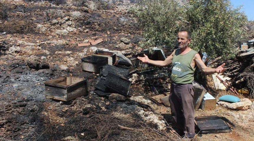 Antalya&rsquo;da Makilik Yangını