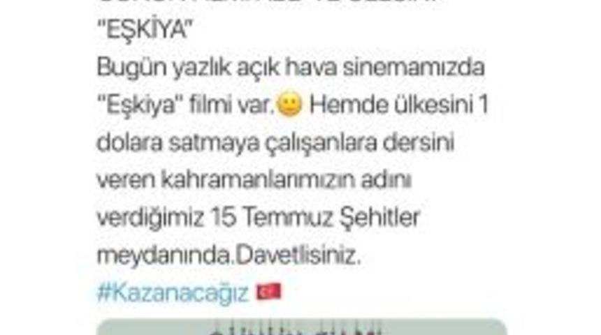 Film Afişiyle Abd&rsquo;ye G&ouml;nderme