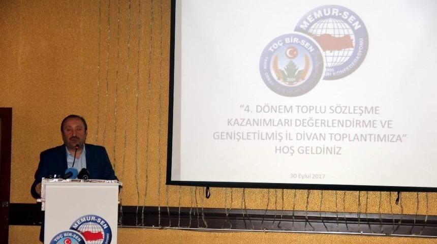 To&ccedil;-bir-sen Genel Başkan Yardımcısı H&uuml;seyin &Ouml;zt&uuml;rk: