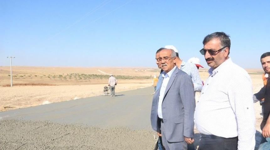 Genel Sekreter Abdülkadir Açar Beton Yol Çalışmalarını İnceledi
