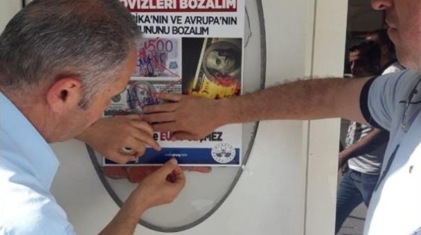 Elazığ’da Milli Para Kullanımı İçin Afişler Asıldı