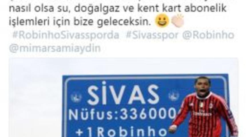 Sivas Belediyesi&rsquo;nden İlgin&ccedil; Robinho Paylaşımı
