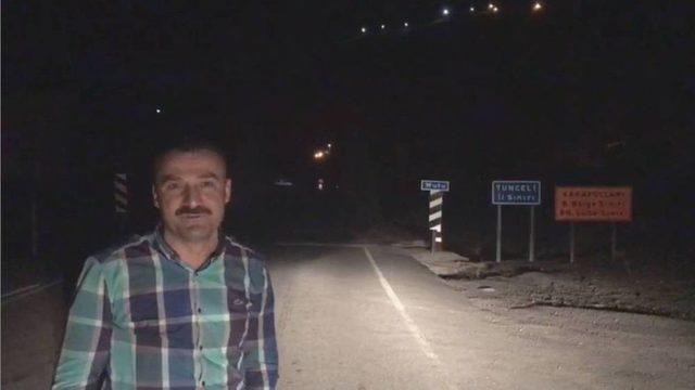 Trabzonlu Tır Şoföründen Tunceli-pülümür Yoluna Ay-yıldız Operasyonu