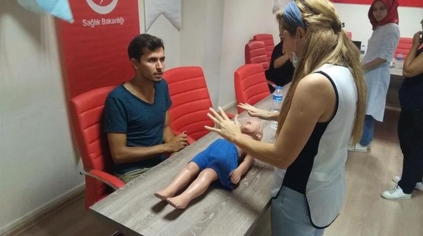 128 Kişiye Temel İlk Yardım Uygulamaları Eğitimi Verildi
