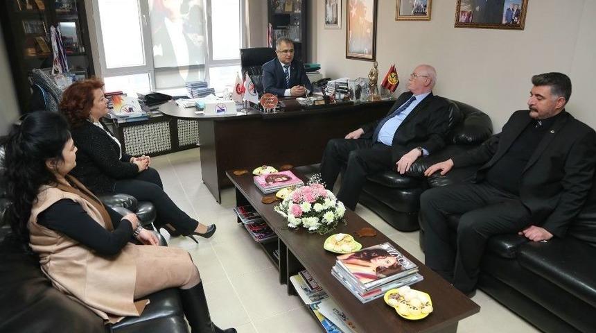 Kazım Kurt Meslek Odalarını Ziyaret Etti