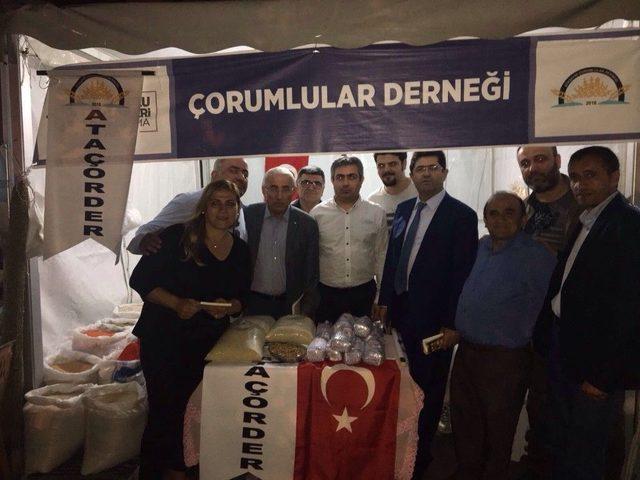 Ataşehir Çorumlular Derneği Festivalde Katıldı