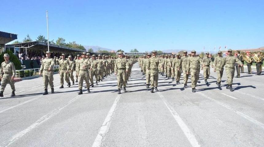 59. Top&ccedil;u Eğitim Tugayı Komutanlığında Eğitim G&ouml;ren 3 Bin 18 Asker Yemin Etti