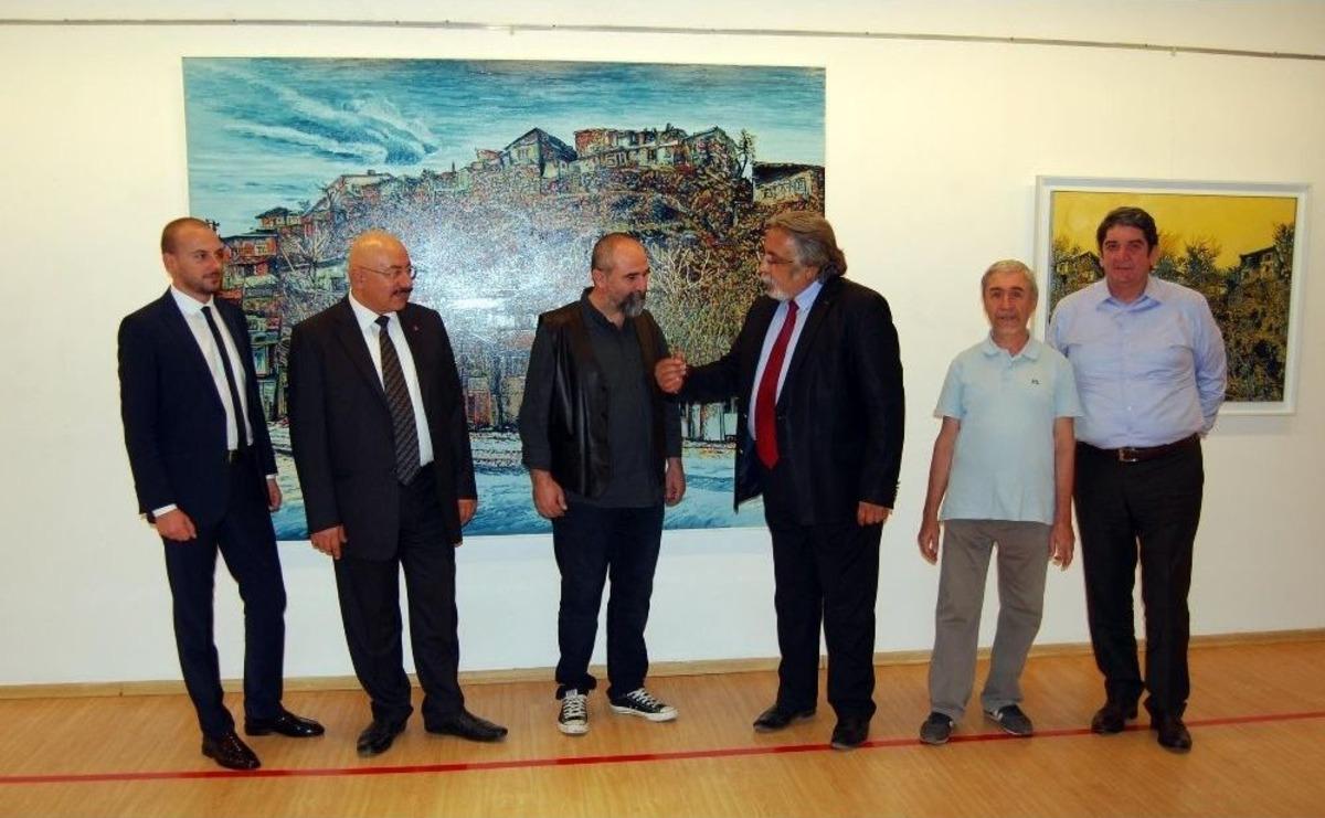 Ressam Hasan Mirza, 13. Kişisel Sergisini A&ccedil;tı