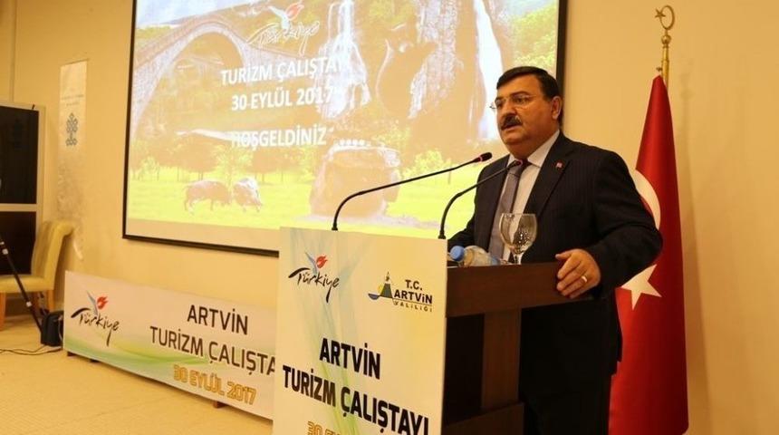 Artvin&rsquo;de Turizm &Ccedil;alıştayı D&uuml;zenlendi