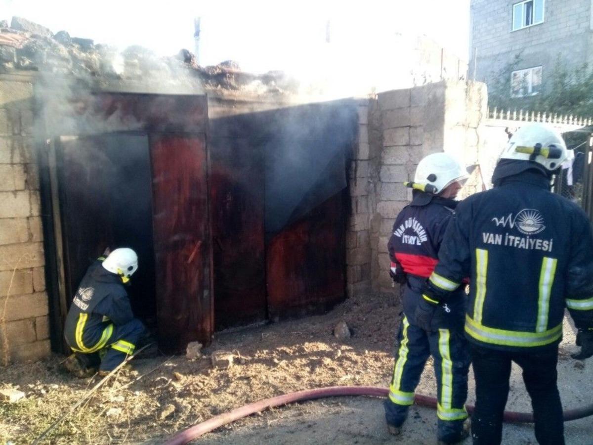 Van&rsquo;da Korkutan Yangın
