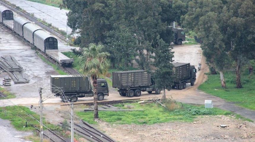 Hatay&rsquo;da Askeri Malzeme Sevkiyatı