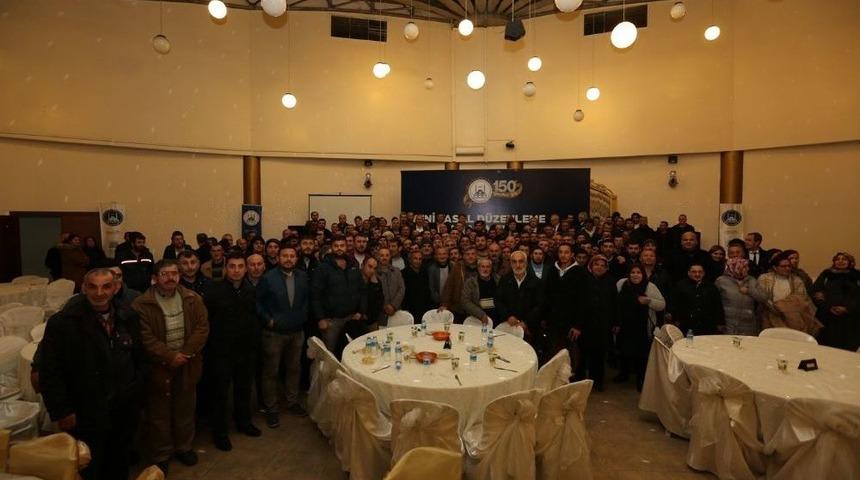 Başkan Dişli, Taşeron İş&ccedil;ilerle Bir Araya Geldi