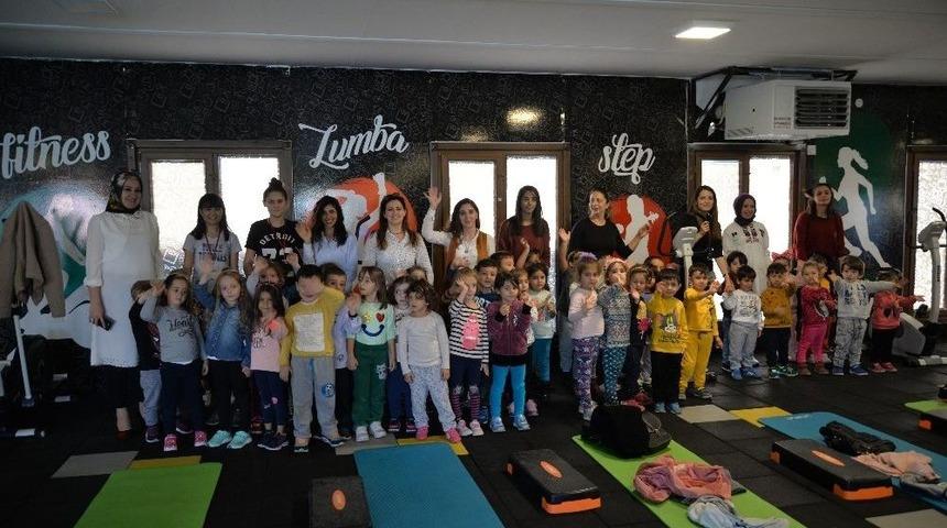 Spor Merkezinin Konukları Bu Kez Minik Öğrenciler Oldu