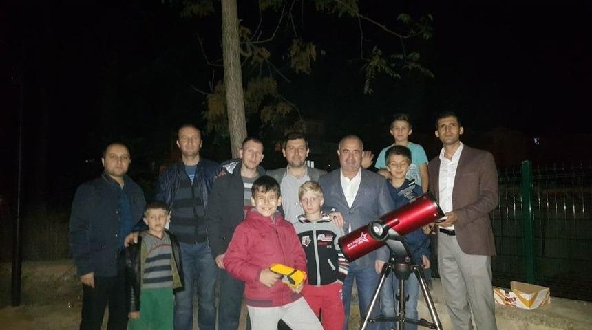 Osmaneli&rsquo;de &Ouml;ğrencilerin Uzay G&ouml;zlem Etkinliği