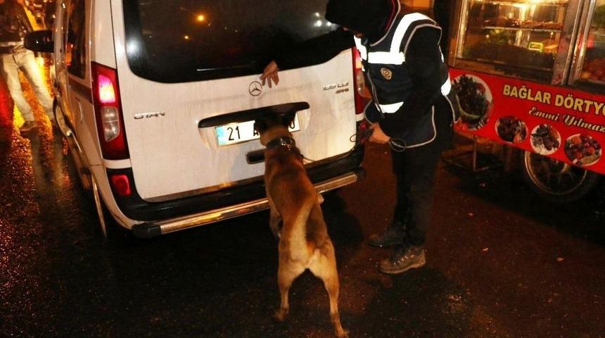 Diyarbakır&rsquo;da 600 Polis Ve Dedekt&ouml;r K&ouml;peklerle Asayiş Uygulaması