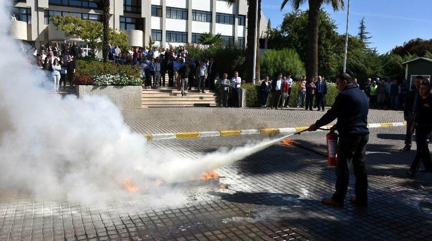 Salihli Belediyesinde &Ouml;nce Eğitim, Sonra Tatbikat