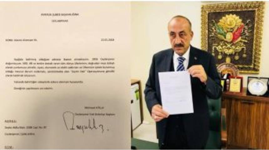 Ceylanpınar Eski Belediye Başkanı Atilla&rsquo;dan Askerlik Başvurusu