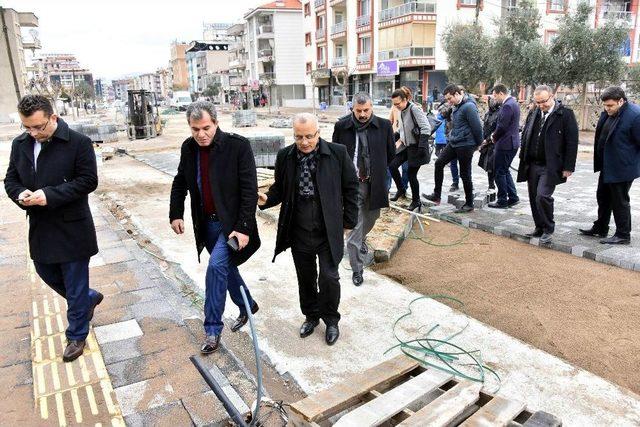 Başkanlar Salihli’nin Projelerini İnceledi