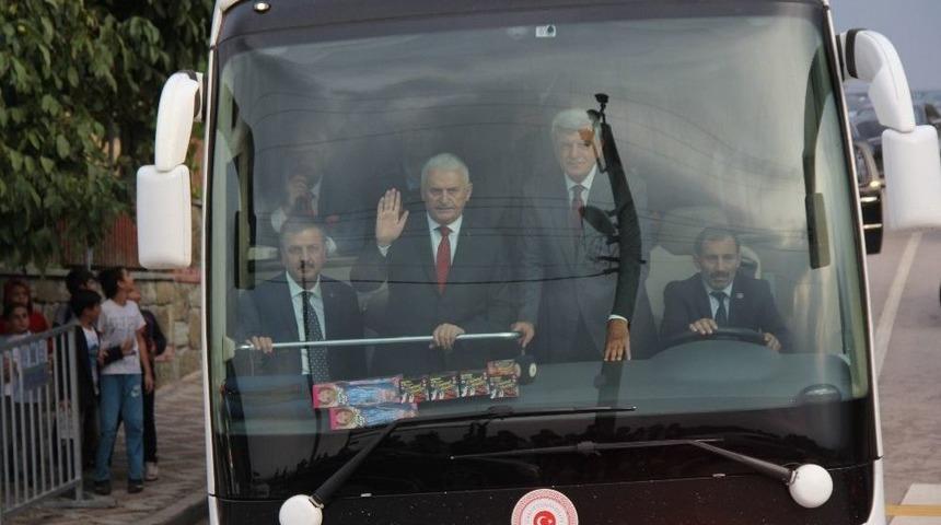 Başbakan Yıldırım&rsquo;dan Belediye Başkanına Taziye Ziyareti