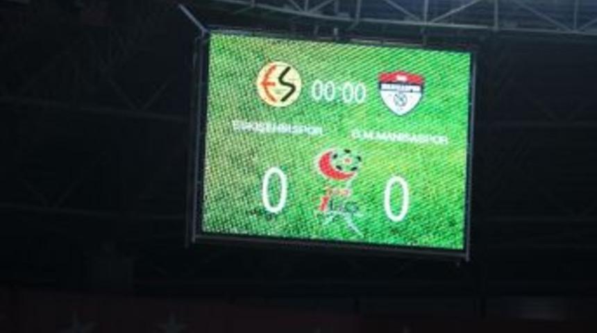 Eskişehirspor-manisaspor Ma&ccedil;ında Kronometre 15 Dakika &Ccedil;alışmadı