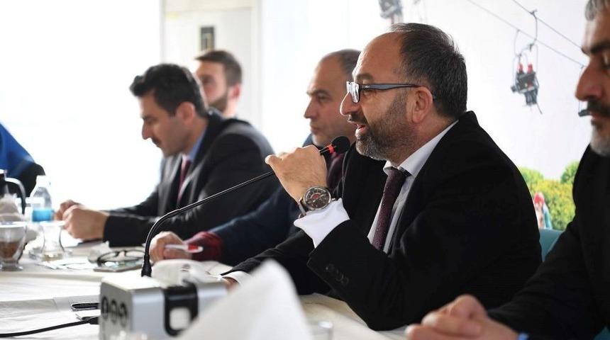 Başkan &Uuml;z&uuml;lmez Stk Temsilcileriyle Bir Araya Geldi