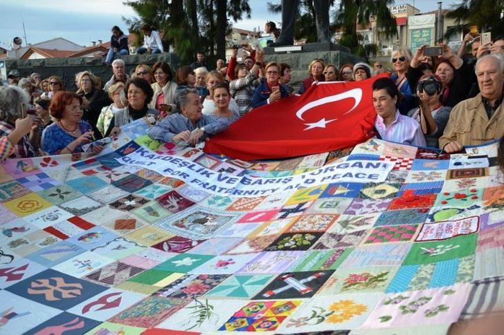 44 Ülke Dolaşan ‘barış Yorganı’ Ayvalık’ta G2