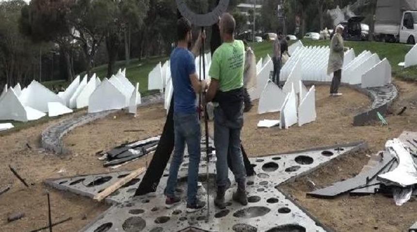 Şehitler Tepesi'ne Şehitler Anıtı Yapılıyor