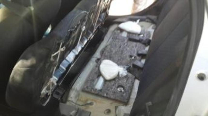 Koltuk Altına Zula Edilen Uyuşturucu Maddeyi Narkotik K&ouml;peği Buldu