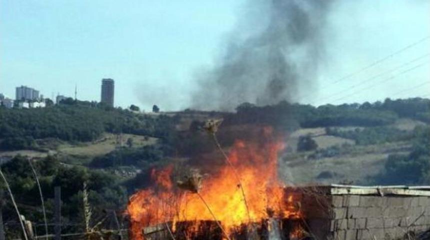 Anız Yangını Ormanlık Alana Sı&ccedil;ramadan S&ouml;nd&uuml;r&uuml;ld&uuml;