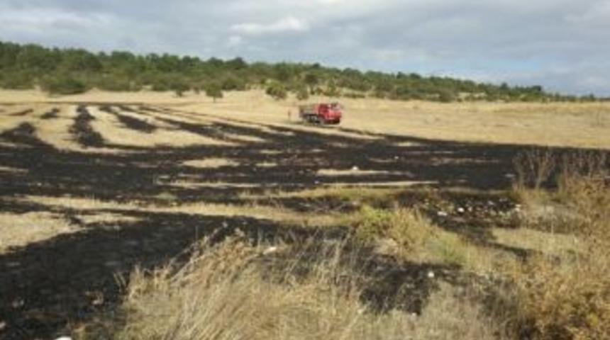 Anız Yangını Ormanlık Alana Sı&ccedil;ramadan S&ouml;nd&uuml;r&uuml;ld&uuml;