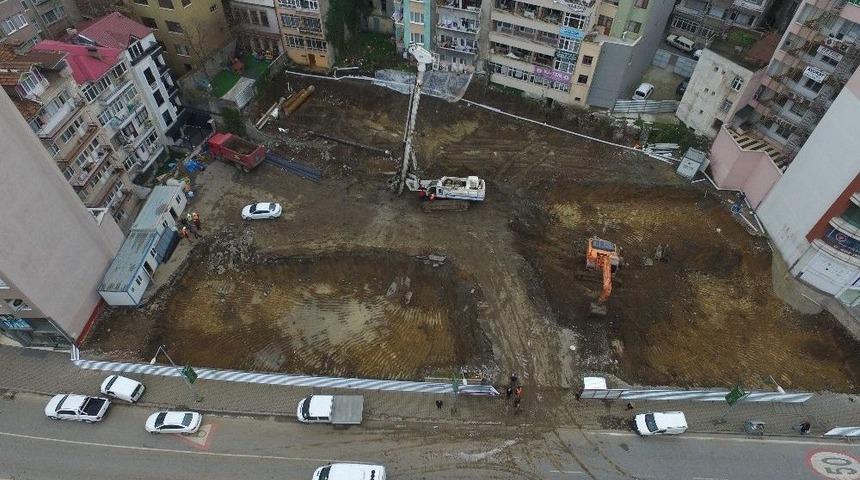 Trabzon&rsquo;da Tam Otomatik Katlı Otoparkın Yapımına Başladı