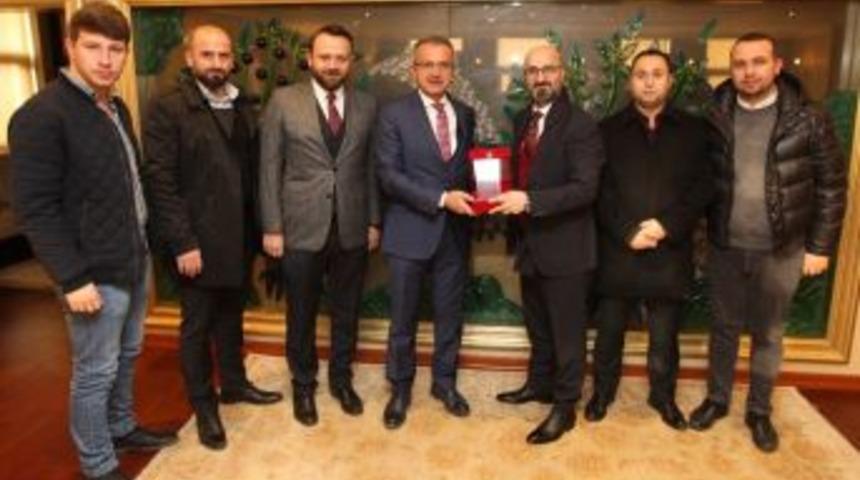 Fırtına Trabzonsporlular Başkan Köşker’i Ziyaret Etti