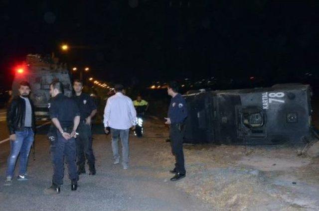 Siverek te Zırhlı Ara&ccedil; Devrildi: 2 Polis Yaralı 2