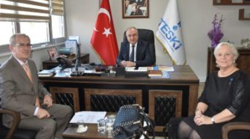 Teski Genel M&uuml;d&uuml;r&uuml; Başa, Arkeolog Prof. Dr. Neşe Atik&rsquo;i Ağırladı