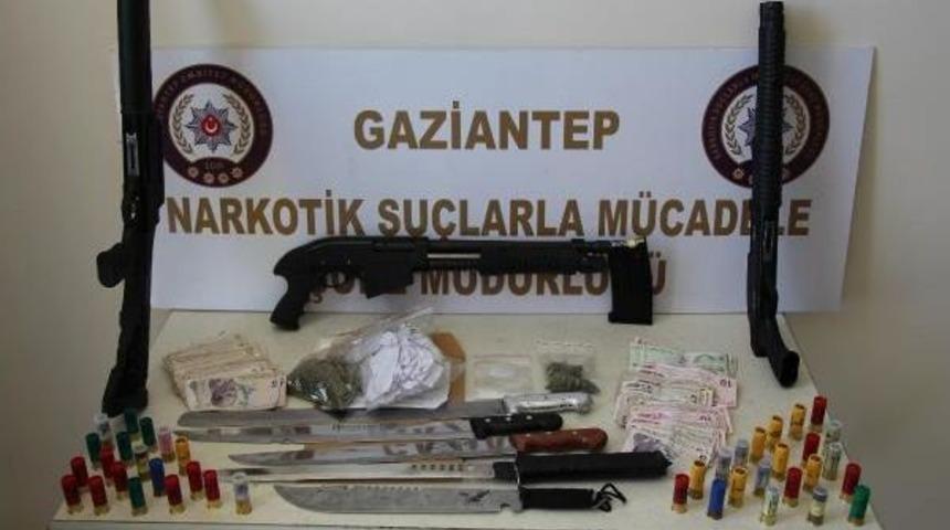Gaziantep'te Uyuşturucu Operasyonuna 6 G&ouml;zaltı