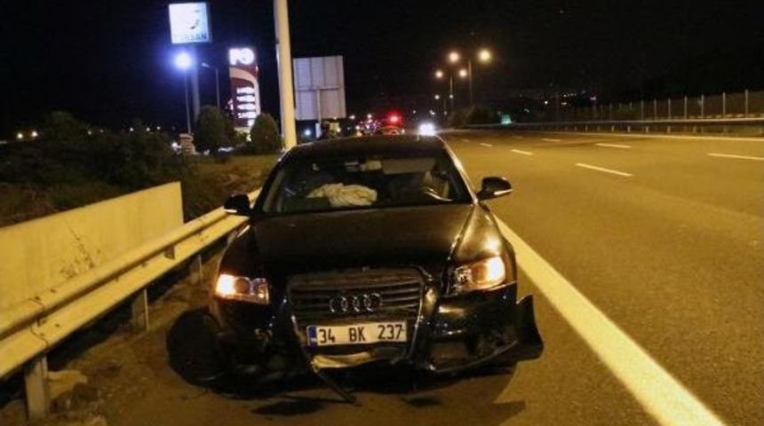 Tem'de Koyunlara &Ccedil;arpan 6 Ara&ccedil;ta Hasar Oluştu