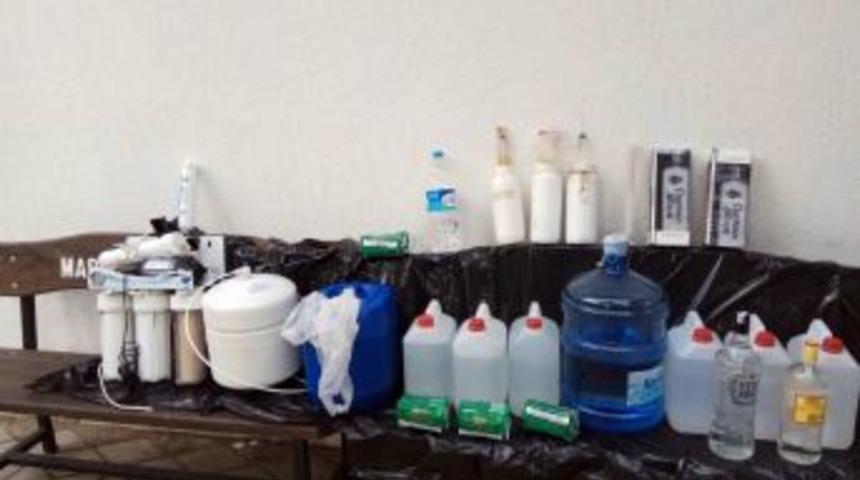 Marmaris&rsquo;te Sahte İ&ccedil;ki Operasyonu