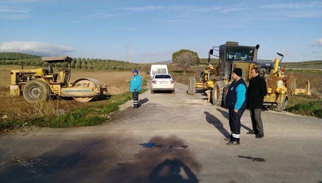 Manisa’da Yollar Asfaltla Yenileniyor