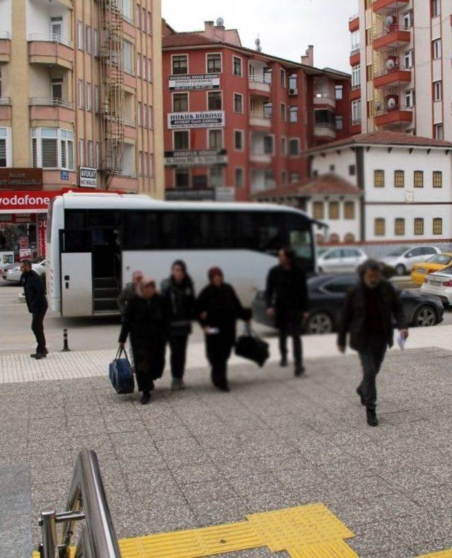 Çorum’da Fetö’den Gözaltına Alınan 14 Kişi Adliyeye Sevk Edildi