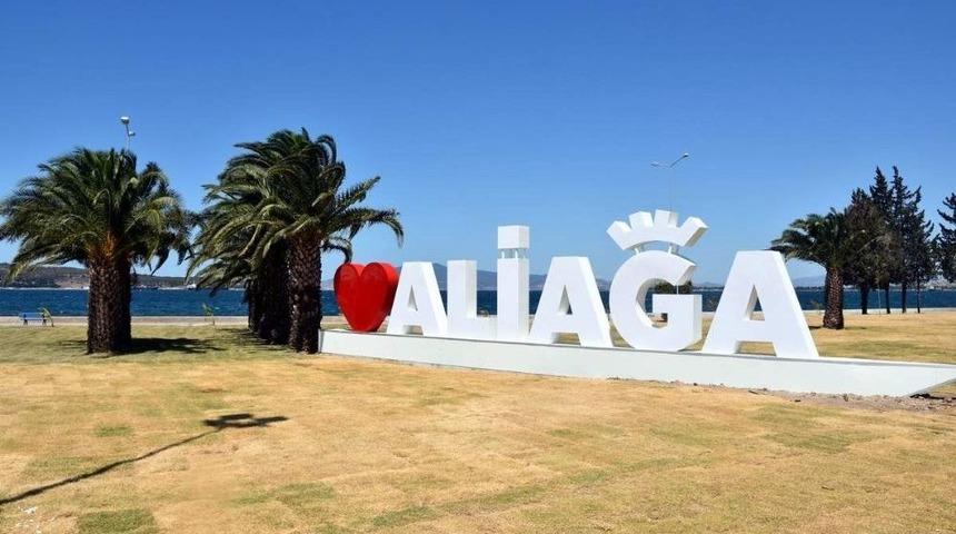 &lsquo;ı Love Aliağa&rsquo; İl&ccedil;eye Renk Kattı