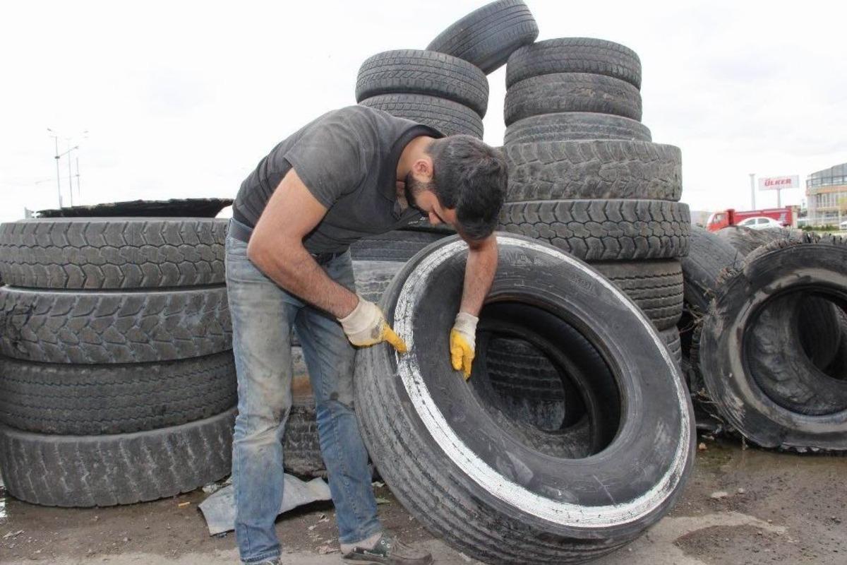 Eski Ara&ccedil; Lastikleri Enerjiye D&ouml;n&uuml;şt&uuml;r&uuml;l&uuml;yor