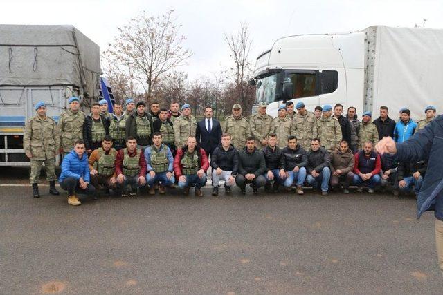 Vali Mantı, Askerleri Afrin’e Uğurladı